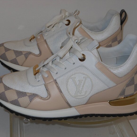 Louis Vuitton Run Away Sneakers Size 38/8 Women's Trainers Authentic W/ Box Lot - Picture 6 of 16